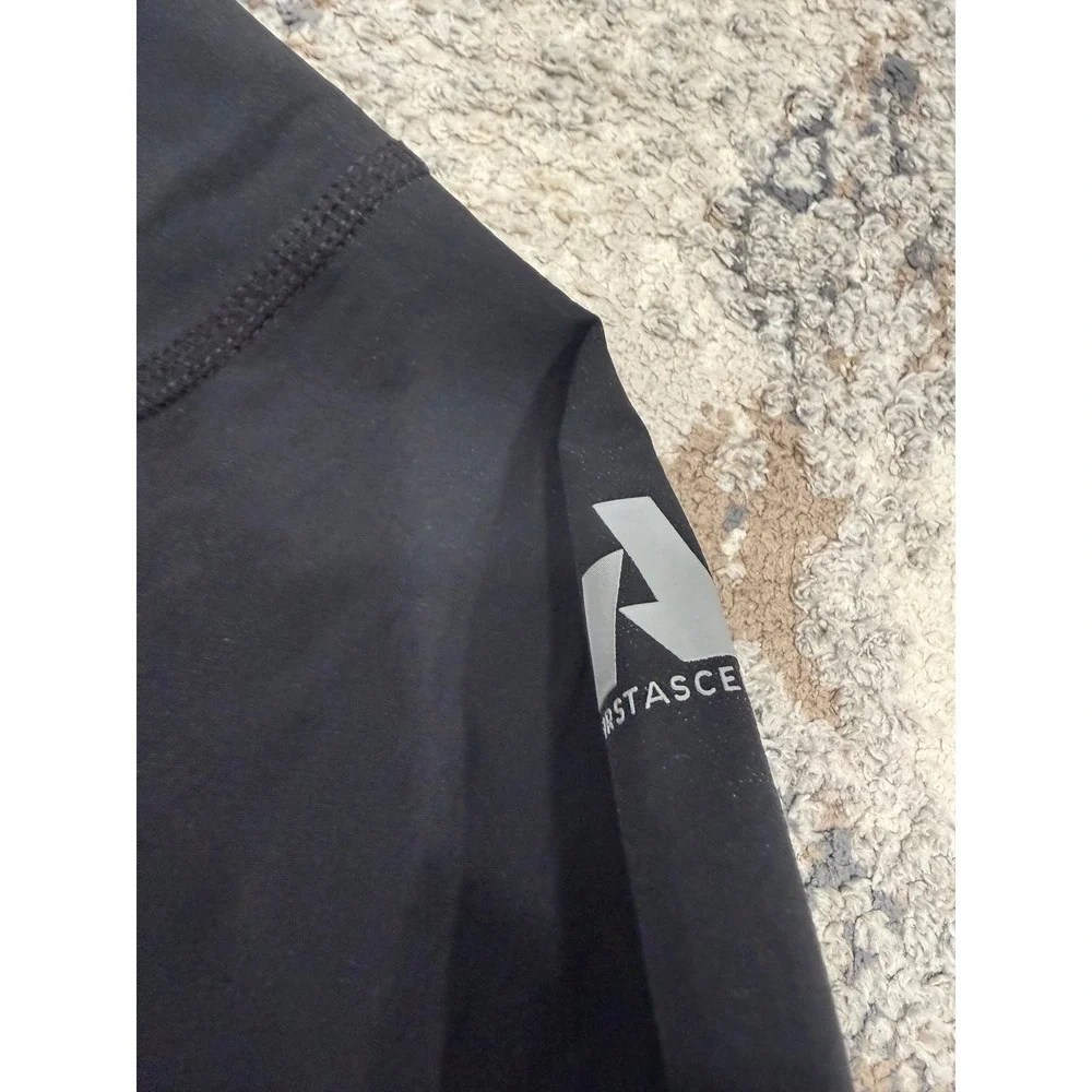 Eddie Bauer First Ascent Mens Medium Black Softshell Jacket Full Zip Stretch
